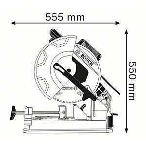 Bosch pārnēsājamais ripzāģis 0 601 B28 000 30,5 cm 1500 apgr./min 2000 W