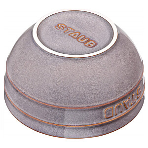 Набор из 4 круглых мисок STAUB 40508-152-0 - антично-серый 12 см