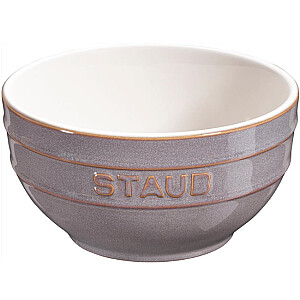 Набор из 4 круглых мисок STAUB 40508-148-0 - антично-серый 14 см