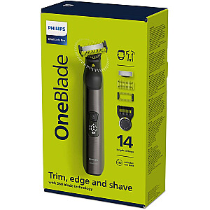 Philips OneBlade Pro folijas skuveklis Trimmeris Chrome