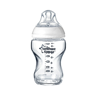 Бутылочка для кормления TOMMEE TIPPEE стеклянная CTN 250мл 0м+ 42243890