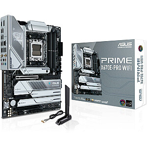 Материнская плата ASUS AMD X670 SAM5 Память ATX DDR5 Слотов памяти 4 1xPCI-Express 4.0 4x 1xPCI-Express 4.0 16x 1xPCI-Express 5.0 16x 4xM.2 1xHDMI 1xDisplayPort 7xUSB 3.2 3xUSB-C 1xRJ45 5xAudio порт PRIMEX670E-PROWIFI