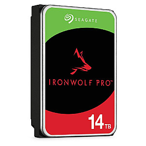 Seagate IronWolf Pro ST14000NT001 3,5 collu iekšējais cietais disks 14000 GB