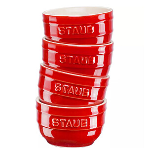 Apaļās veidnes STAUB 4 gab 40508-154-0 - sarkans 200 ml