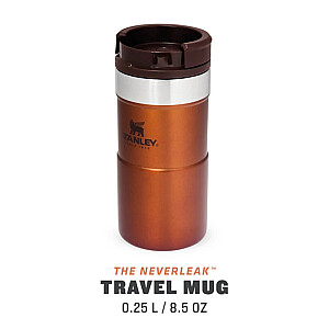 Termokrūze The NeverLeak Travel Mug 0,25L bronzas krāsā