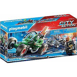 Playmobil Police Go-Kart: безопасная погоня за грабителем (70577)