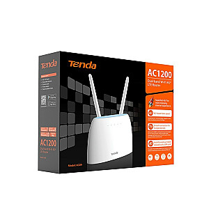 Беспроводной маршрутизатор Tenda 4G09 Gigabit Ethernet Двухдиапазонный (2,4 ГГц / 5 ГГц) 4G Белый