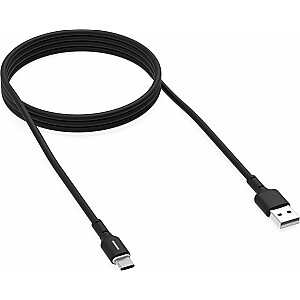 Kabel USB Krux USB-A - USB-C 1.2m zarny (KRX0047)
