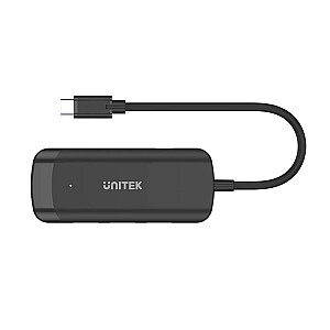 Активный концентратор Unitek H1110B USB-C, 3 порта USB-A 3.1, HDMI 4K30HZ