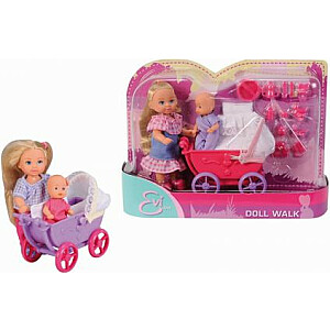 Simba EVI с коляской и куклой