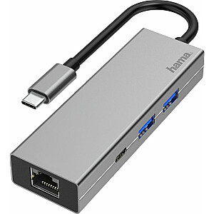 Hama Hub USB-C vairāku portu centrmezgls