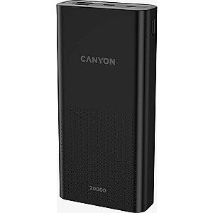 Power Bank Canyon PB-2001 20000mAh melns
