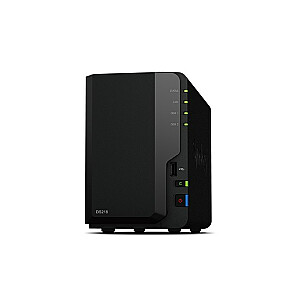 Synology DiskStation DS218 NAS/Storage Server RTD1296 Ethernet LAN Desktop Black