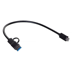 UNITEK USB-C M.2 SSD NVME/SATA 10GB RGB SKAPIS