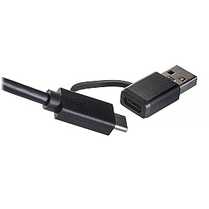 UNITEK КОРПУС USB-C M.2 SSD NVME/SATA, 10 ГБ RGB