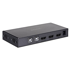 UNITEK KVM SLĒDZIS 2 IN, 1 OUT, 4K HDMI 2.0 + USB