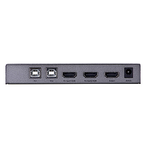 UNITEK KVM SLĒDZIS 2 IN, 1 OUT, 4K HDMI 2.0 + USB