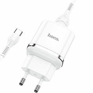 Hoco N3 Mobilo telefonu lādētājs QC3.0 3A + Type C kabelis 1m