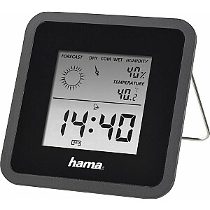 Hama meteoroloģiskās stacijas termometrs / higrometrs TH50 melns