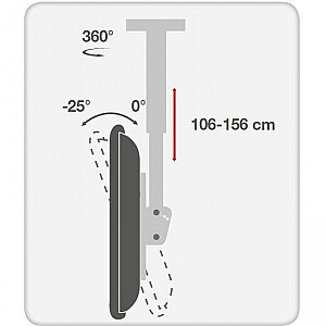 TECHLY 309357 Techly Крепление к потолку для T