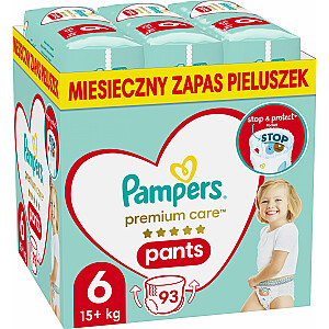 Autiņbiksītes Pampers Premium Care 6, 15+ kg, 93 gab.