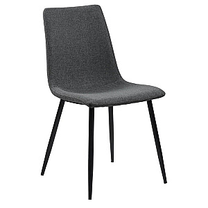 Krēsls WINNIE 45x56.5x85cm melns/pelēks 0000096503