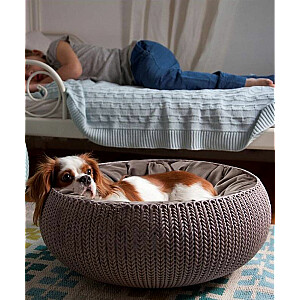 Curver Кровать для домашних животных Knit бежевый