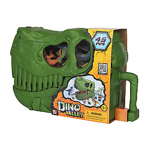CHAP MEI rotaļlietu komplekts Dino Valley Dino Skull Bucket, 45 pcs., 542029