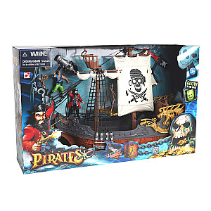 CHAP MEI Набор игрушек Pirates Deluxe Captain Ship, 505219