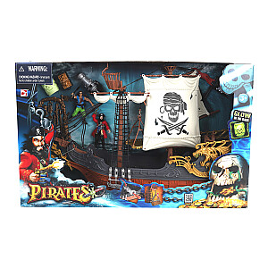 CHAP MEI rotaļlietu komplekts Pirates Deluxe Captain Ship, 505219