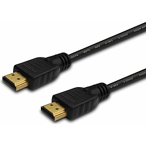 Elmak HDMI - HDMI 1m kabelis melns (SAVIO CL-37)