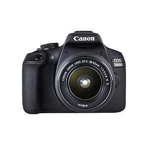 Canon EOS 2000D + EF-S 18-55 IS II objektīvs