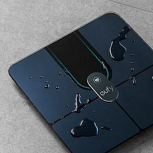 Eufy Smart Scale P2 Pro, digitālās vannas istabas svari, Wi-Fi, Bluetooth, IPX5 ūdensizturīgs, ITO, 3D modelis, 16 mērījumi, tostarp svars, sirdsdarbība, ķermeņa tauki, ĶMI, muskuļu un kaulu masa