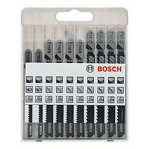 Набор лезвий для лобзика Bosch Basic for Wodd из 10 шт. (2607010629)