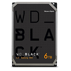 Жесткий диск WESTERN DIGITAL Черный 6 ТБ SATA 128 МБ 7200 об/мин 3,5" WD6004FZWX