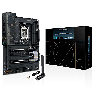 Материнская плата ASUS Intel Z790 LGA1700 Память ATX DDR5 Слотов памяти 4 1xPCI-Express 4.0 16x 2xPCI-Express 5.0 16x 4xM.2 1xHDMI 2xDisplayPort 6xUSB 3.2 2xUSB4 2xRJ45 5xAudio порт PROARTZ790-CREATORWIFI