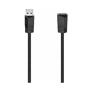 Hama USB-A - USB-A Кабель USB 1,5 м Черный (002006190000)