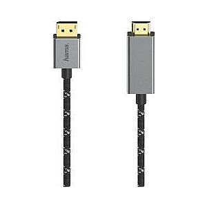 Hama DisplayPort–HDMI kabelis 1,5 m pelēks (002005060000)