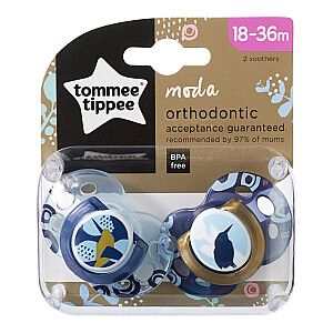 Ортодонтические приманки TOMEE TIPPEE Moda 18-36m, 2 шт., 43343694
