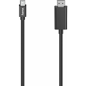 Кабель Hama DisplayPort Mini — HDMI 1,5 м, черный (002007110000)