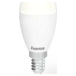 Hama LED WIFI spuldze E14, 5.5W BALTA