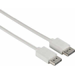 Hama DisplayPort — DisplayPort kabelis 1,5 m, balts (002009290000)
