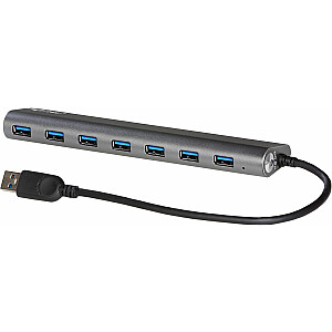 HUB USB I-TEC 7 porti USB 3.0 + strāvas adapteris (U3HUB778)