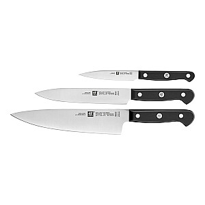 ZWILLING 36130-003-0 Набор ножей из 3 предметов, Нержавеющая сталь, Черный, 34 x 14 x 3 см