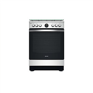 INDESIT Cooker IS67G8CHX/E	 Hob type Gas, Oven type Electric, Stainless steel, Width 60 cm, 73 L, Depth 60 cm