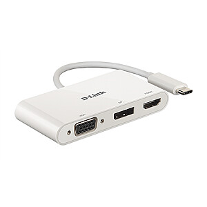 D-LINK USB-C 3-портовый видеоадаптер HDMI