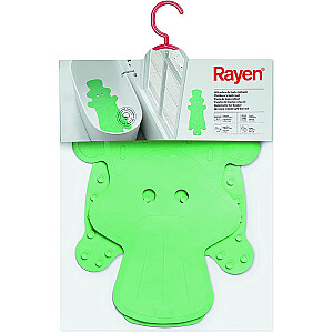 Нескользящий коврик для ванной для детей 86x33см зеленый