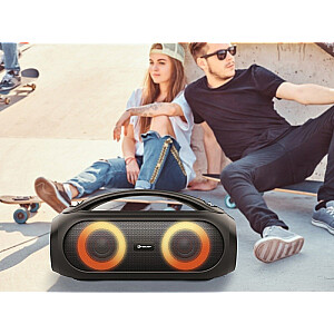 Tracer TRAGLO46920 Furio TWS portatīvais Bluetooth skaļrunis 40 W portatīvais stereo skaļrunis melns