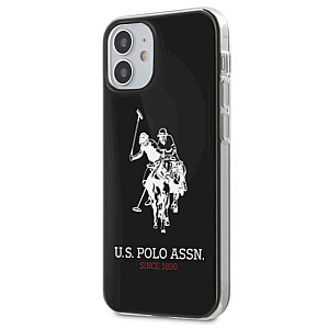 U.S. Polo USHCP12STPUHRBK Big Horse Cover Aizsargapvalks Apple iPhone 12 Mini Melns