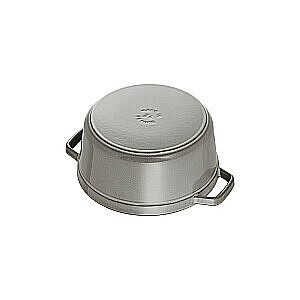 STAUB Круглая чугунная кастрюля 40500-246-0 3,8 л графит